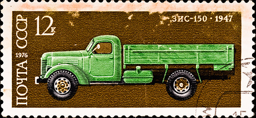 Image showing postage stamp shows vintage car 