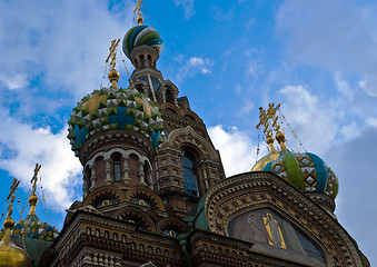 Image showing domes on church of the resurrection