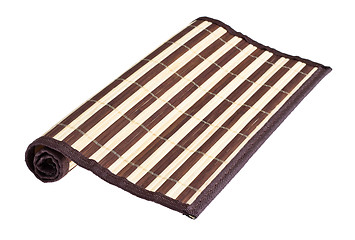 Image showing bamboo napkin roll 