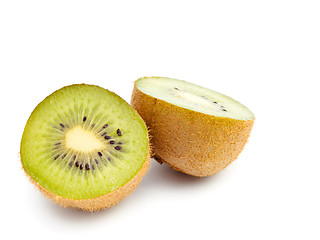 Image showing kiwi halves