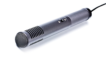 Image showing gray condenser microphone