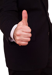 Image showing businessman approval gesture