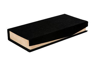 Image showing black and beige velvet gift box