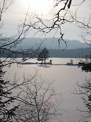 Image showing Bjørnsjøen at easter