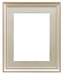 Image showing White wooden frame