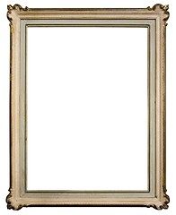 Image showing Vintage wooden frame