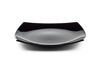 Image showing empty black dish