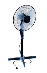 Image showing black office fan 