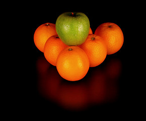 Image showing fruits like billiard balls