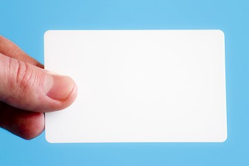 Image showing Blank business card