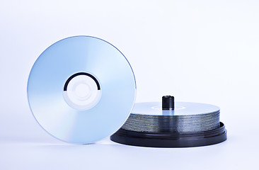 Image showing stack of printable discs