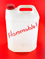 Image showing flammable canister