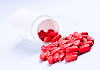 Image showing crimson pills