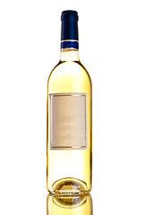 Image showing bottle of white wine 