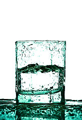 Image showing glass with water drops