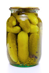 Image showing pickles jar