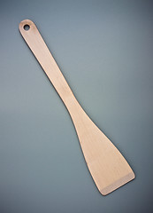 Image showing wooden kitchen spatula