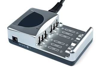 Image showing grey battery charger