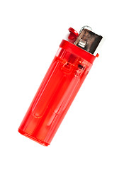 Image showing red cigarette lighter