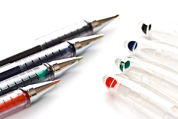 Image showing colored pen set