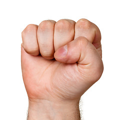 Image showing raised fist