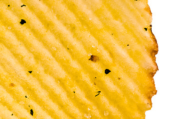 Image showing yellow potato chips 