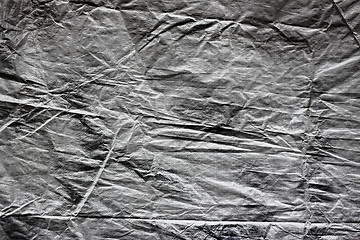 Image showing crumpled polyethylene texture