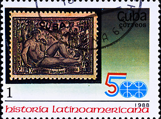 Image showing postage stamps celebrate 500 years Cuban history