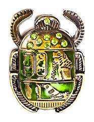 Image showing scarab with gems