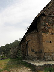 Image showing Church and skies. St. Mary's. Asinou. Cyprus