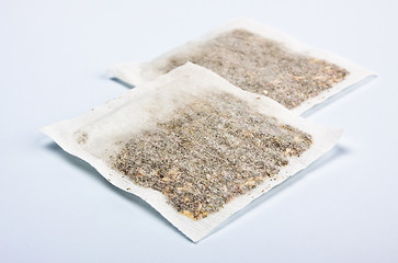 Image showing herbal tea bags laying on table