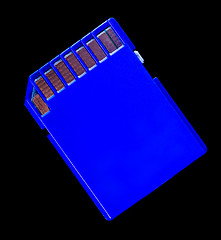 Image showing blue sd flash