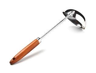 Image showing metal soup ladle