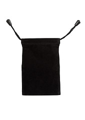 Image showing black suede cover