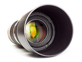 Image showing long lens with hood