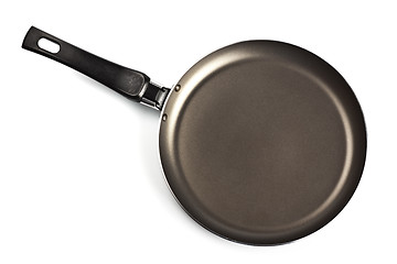 Image showing black frying pan top view