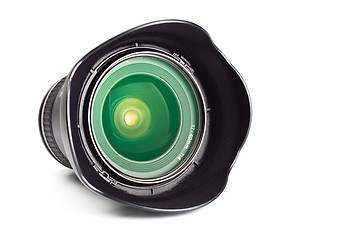 Image showing wide angle zoom lens with hood