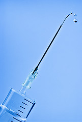 Image showing syringe with drops on needle