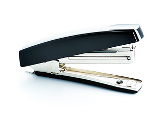 Image showing black office stapler 