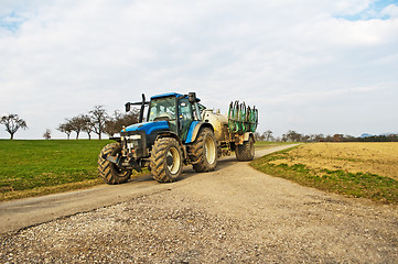 Image showing tractor with dung