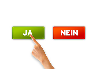 Image showing Ja und Nein