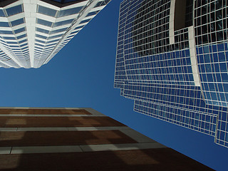 Image showing Three Buildings Meet
