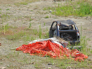 Image showing Abandoned car