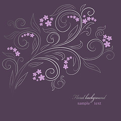 Image showing Design floral vector background