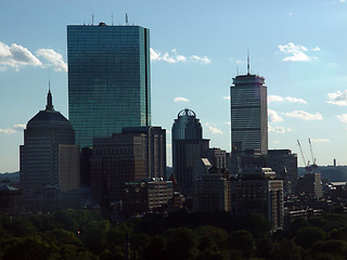 Image showing Sunny Boston Skyline