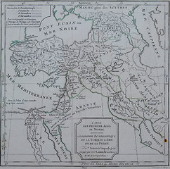 Image showing Antique map of ecclesiastical Turkey and Persia