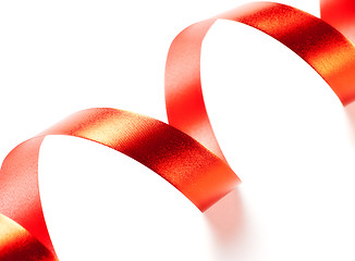 Image showing red ribbon serpentine
