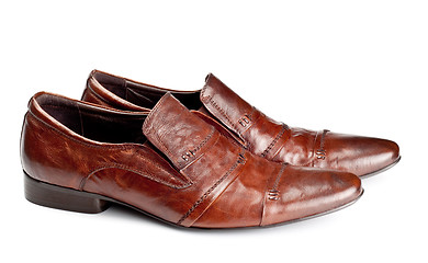 Image showing brown shoes pair