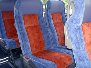 Image showing seat in bus