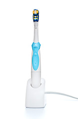 Image showing electric toothbrush on stand